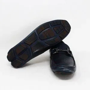 SALVATORE FERRAGAMO #40279 Blue Marin Calf Parigi 8 Loafers (US 6 EU 36) Salvatore Ferragamo | Shoes | Salvatore Ferragamo 4279 Blue  main image 2
